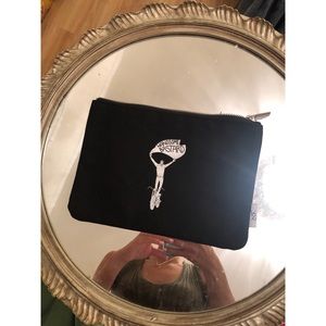 V76 handsome bastard black zipper cosmetic pouch